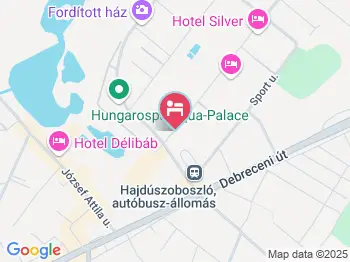 Hotel Aurum Hajdúszoboszló a térképen