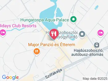 Hotel Délibáb - Mirage Étterem & Kávézó Hajdúszoboszló a térképen