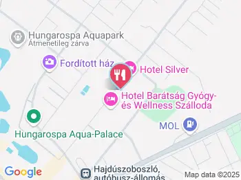 Hotel Hőforrás Étterme Hajdúszoboszló a térképen