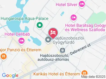 Hotel Járja Hajdúszoboszló a térképen
