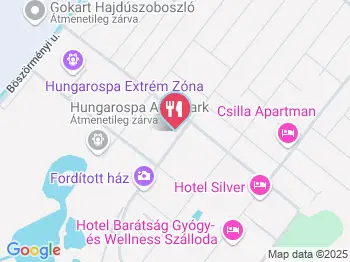 Hotel-M Étterme Hajdúszoboszló a térképen