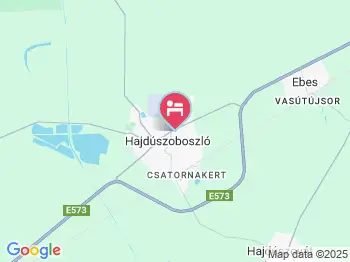Hotel Négy Évszak Hajdúszoboszló a térképen