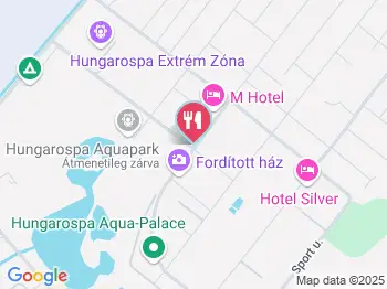 Hotel Platán étterme Hajdúszoboszló a térképen