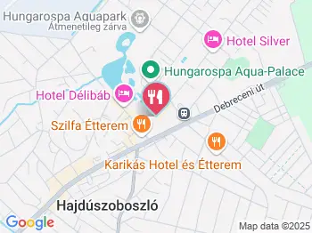 Hungarospa Aqua-Palace Önkiszolgáló Étterem Hajdúszoboszló a térképen