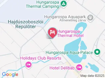 Hungarospa Thermal Hotel Hajdúszoboszló a térképen