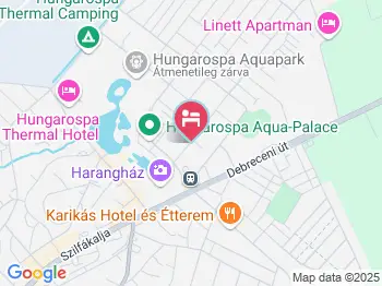 Hunguest Hotel Béke Hajdúszoboszló a térképen