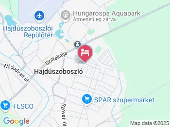 Idill Vendégház Hajdúszoboszló a térképen