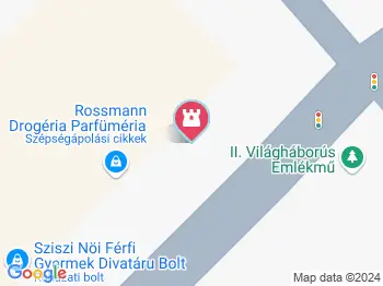 II. világháborús emlékmű Hajdúszoboszló a térképen