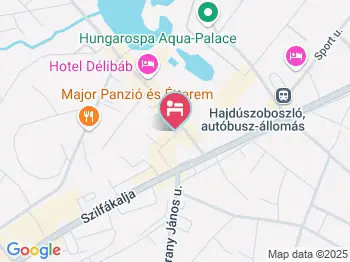 IL MONDO Apartmanok Hajdúszoboszló a térképen