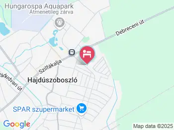 Inga Hotel Hajdúszoboszló a térképen