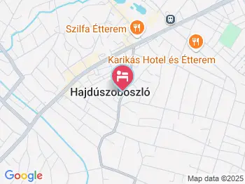 Júlia Apartmanok - Arany János utca Hajdúszoboszló a térképen