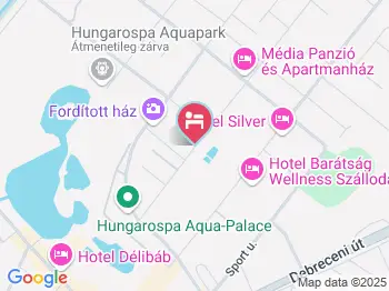 Kastély Panzió II. Hajdúszoboszló a térképen