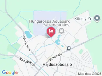 Katharina Hof Panzió Hajdúszoboszló a térképen