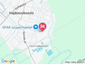 Katica Kuckója Hajdúszoboszló a térképen