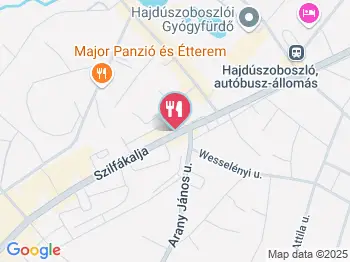 Kemencés Csárda Hajdúszoboszló a térképen