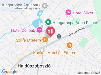 Kerék Csárda Hajdúszoboszló a térképen