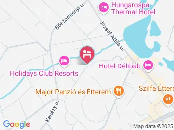 Liliom Apartman Hajdúszoboszló a térképen
