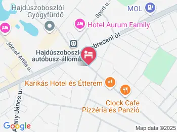 Lorena Panzió Hajdúszoboszló a térképen