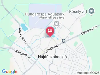 Magyar Panzió Hajdúszoboszló a térképen
