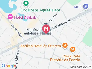 MaPet Hajdúszoboszló a térképen