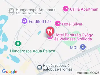 Mátyás Borozó Hajdúszoboszló a térképen