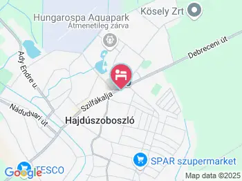Matyi Vendégház Hajdúszoboszló a térképen
