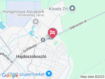 Miki Apartman Hajdúszoboszló a térképen