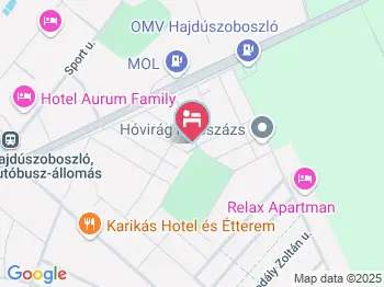 Muskátli Apartmanház 4 Hajdúszoboszló a térképen