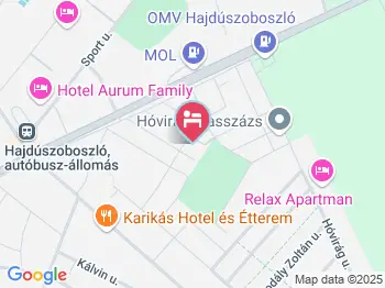 Miki Apartmanok & Vendégházak Hajdúszoboszló a térképen