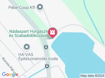 Nádaspart Horgásztó Hajdúszoboszló a térképen