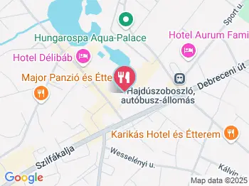 Napfény Sörkert Hajdúszoboszló a térképen