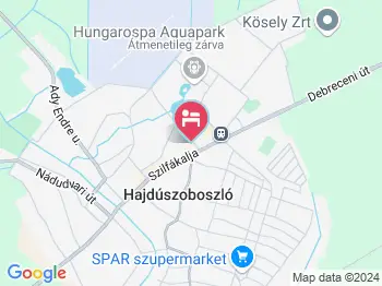 Napsugár Lux- Apartman Hajdúszoboszló a térképen