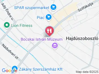 Nelson Pub Étterem & Cukrászda Hajdúszoboszló a térképen
