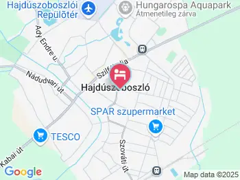Niki Apartman Hajdúszoboszló a térképen