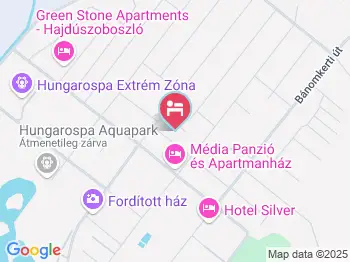 Nóri Apartman Hajdúszoboszló a térképen