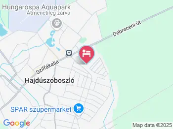 Oázis Apartmanház Hajdúszoboszló a térképen