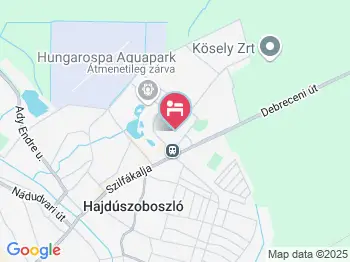 Park Hotel Ambrózia Hajdúszoboszló a térképen