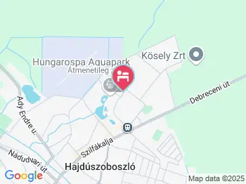 Pávai-Silye Apartman Hajdúszoboszló a térképen