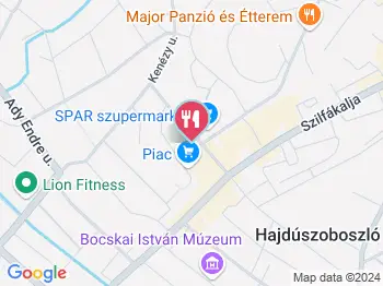 Petra's Bar & Coffee Hajdúszoboszló a térképen