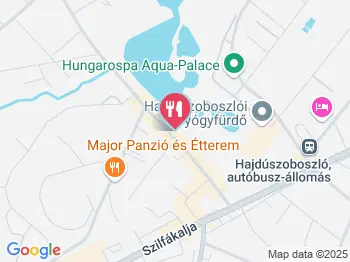 Sörbár - Hotel Délibáb Hajdúszoboszló a térképen