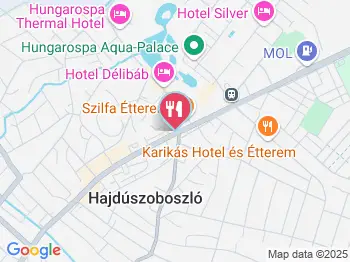 Sunny Corner Terasz és Bár Hajdúszoboszló a térképen