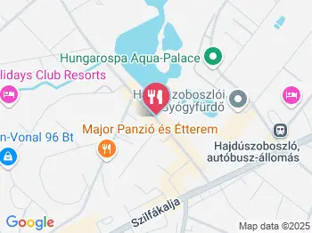 Hotel Délibáb étterme Hajdúszoboszló a térképen