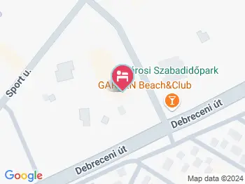 Thermal Hotel Garden Hajdúszoboszló a térképen