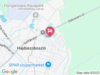 Tulipán Vendégház Hajdúszoboszló a térképen