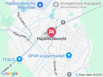 Várlak Magánszálláshely Hajdúszoboszló a térképen