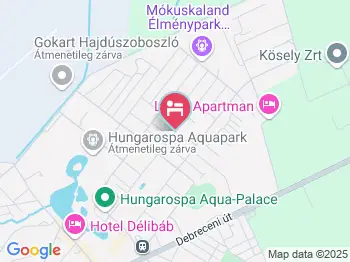 Viola Apartman Hajdúszoboszló a térképen