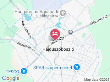 Virág Apartman Hajdúszoboszló a térképen