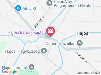 Hajósi Barokk Kastély Hajós a térképen
