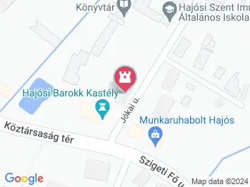 Ulmer Schachtel Hajós a térképen