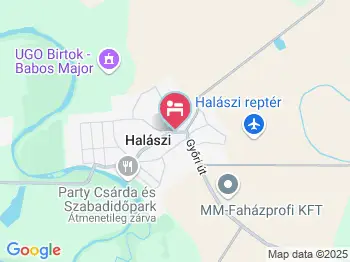 Radek Vendégház és Apartman Halászi a térképen